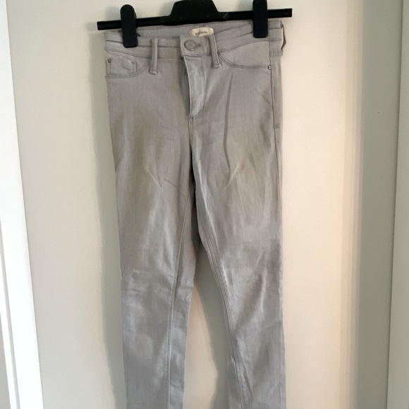 River Island Molly Skinmy Jeans Light Grey Wash UK8 - Picture 8 of 9